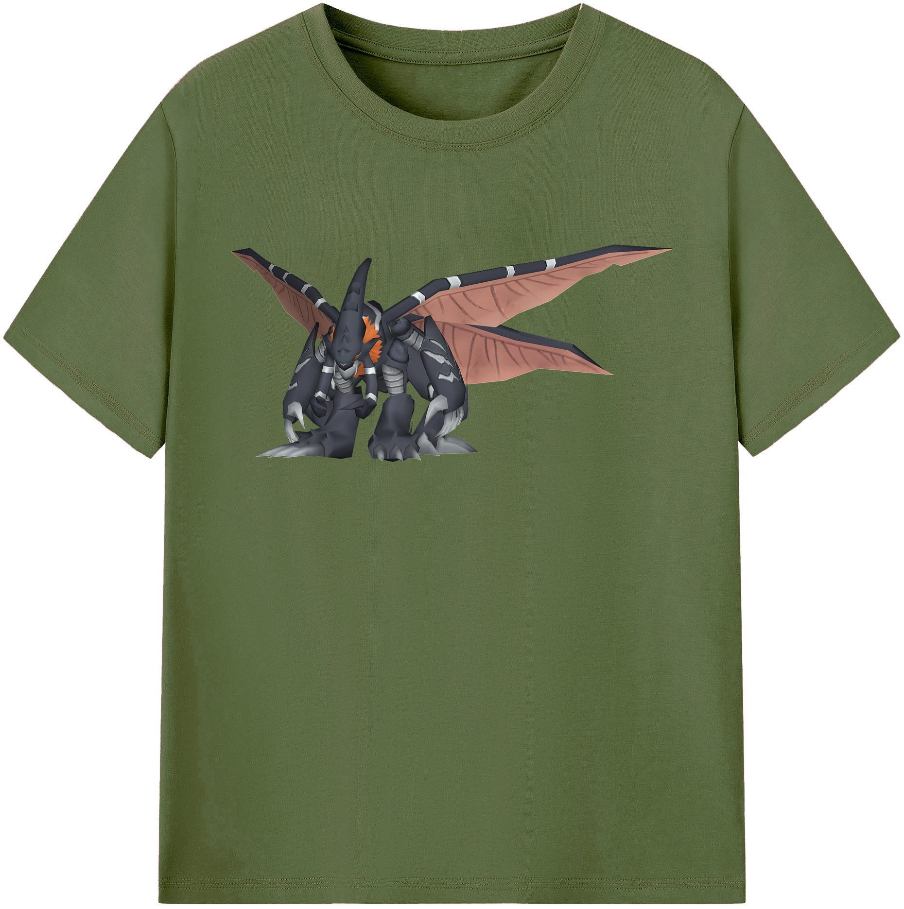（画像用） Digimon デジタルモンスター/デジモン 綿100％半袖Tシャツ（フロントプリント）